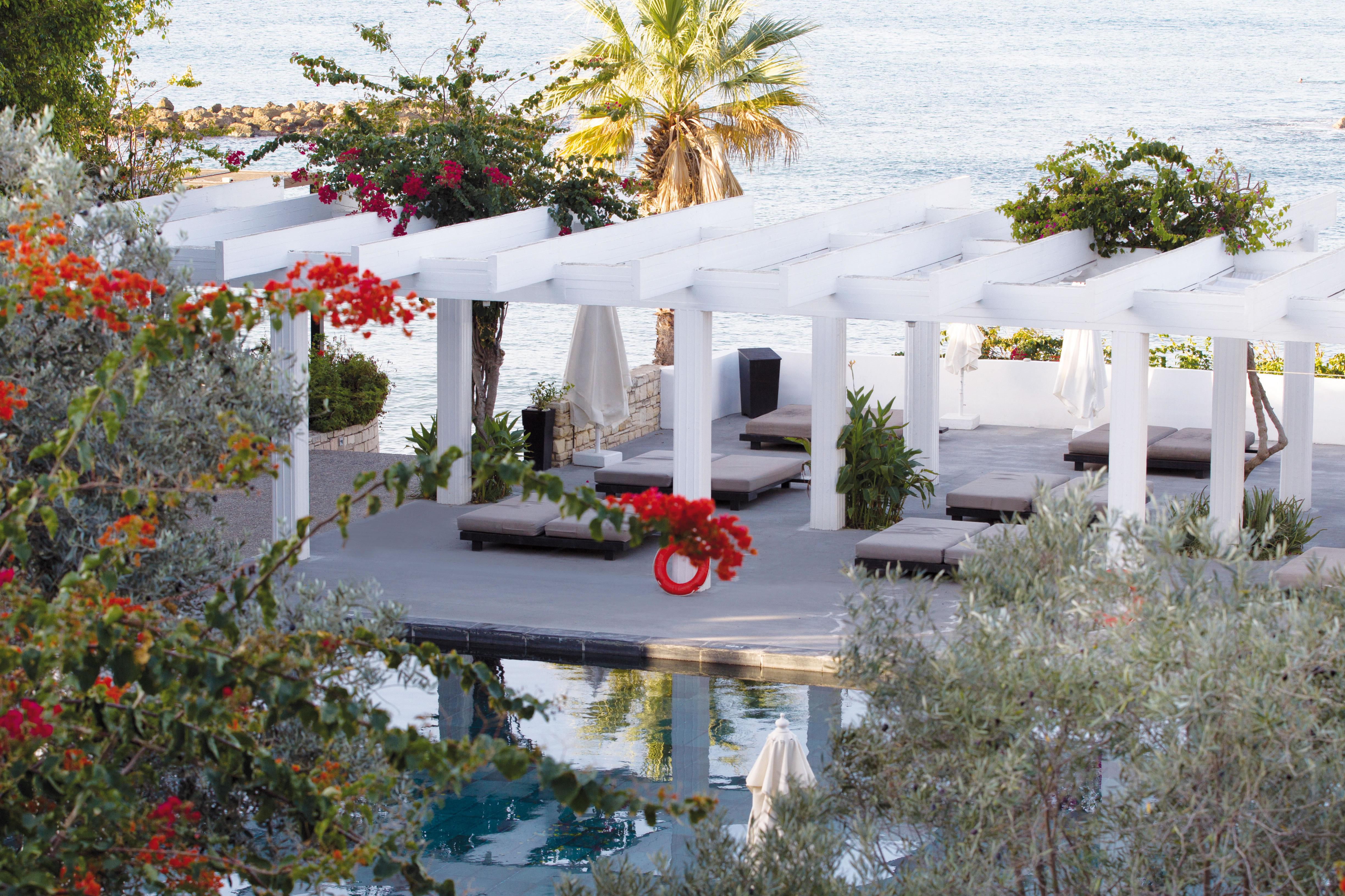 Almyra Hotel Paphos Bagian luar foto Pergola